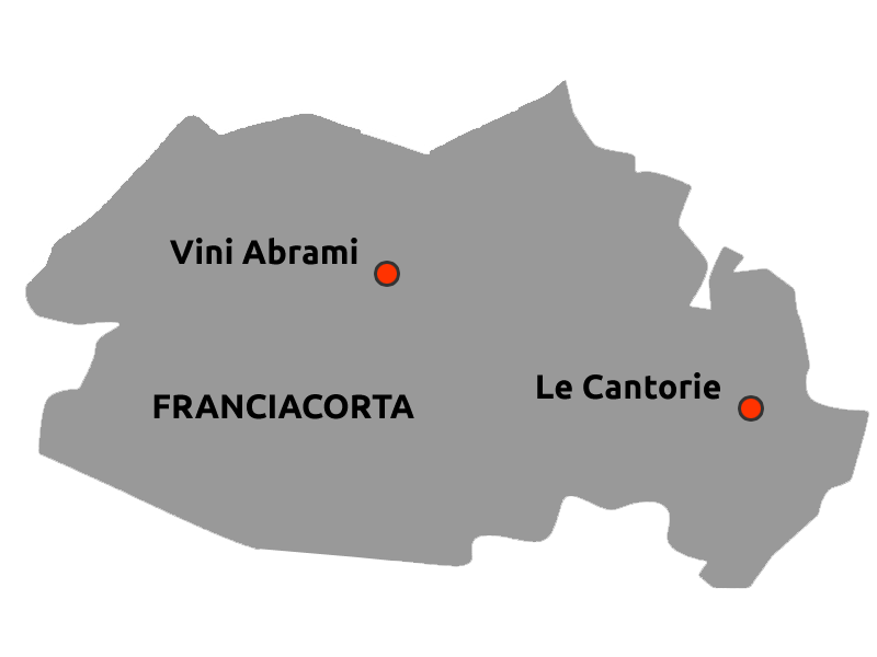 Mappa territorio Franciacorta