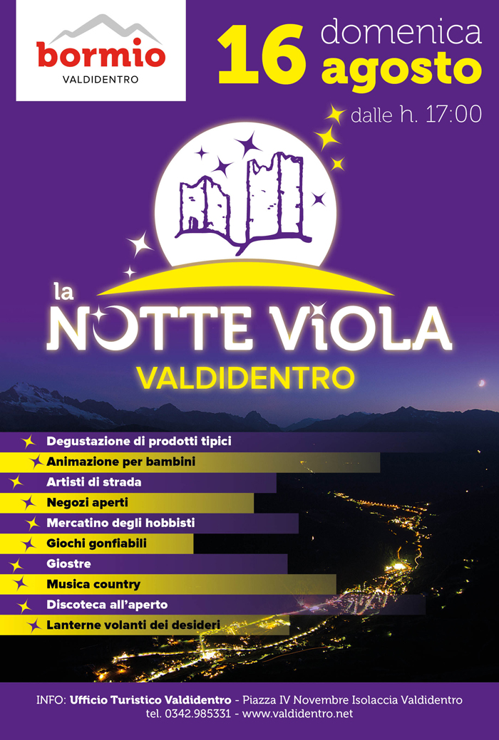 Locandina La Notte Viola