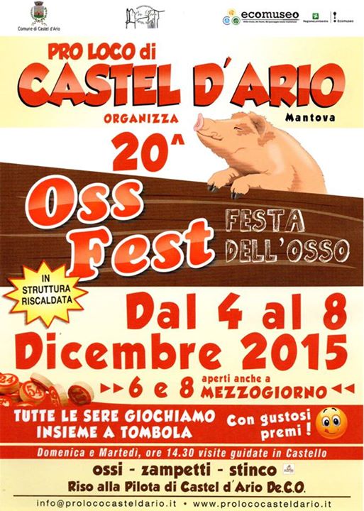 Locandina Festa dell’osso di Castel d’Ario