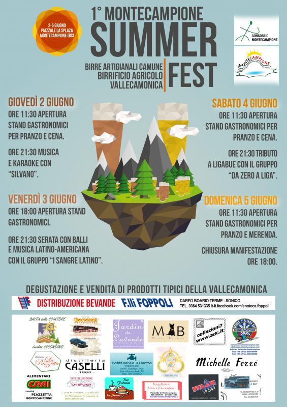 Locandina Montecampione Summer Fest