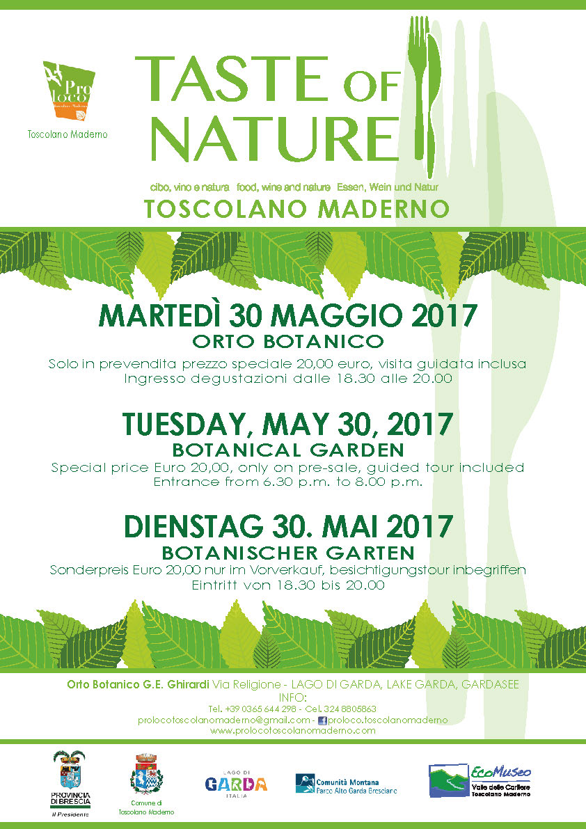 Locandina Taste of Nature 2017