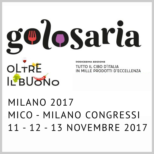 Locandina Golosaria Milano 2017