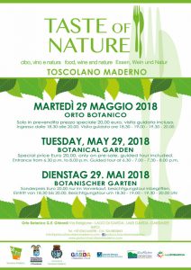 Locandina Taste of Nature 2018