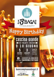 Locandina Buon Compleanno Bagai - Beer Festival 3° Edizione