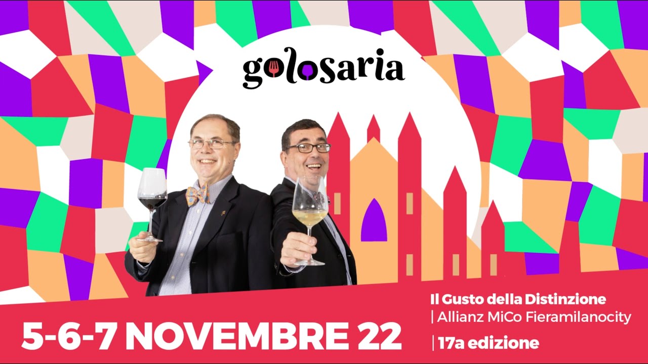 Locandina Golosaria 2022 Milano